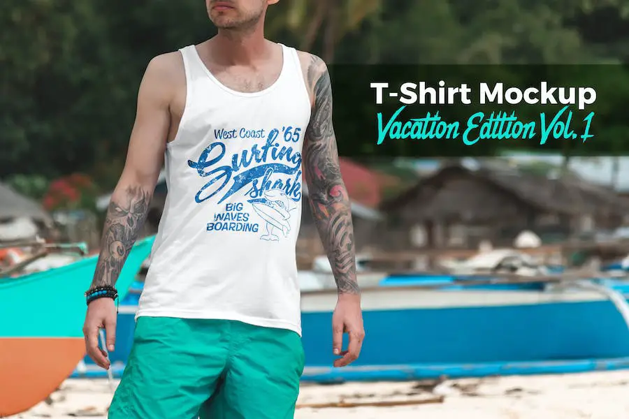 T-Shirt Mockup Vacation Edition Vol. 1 - 