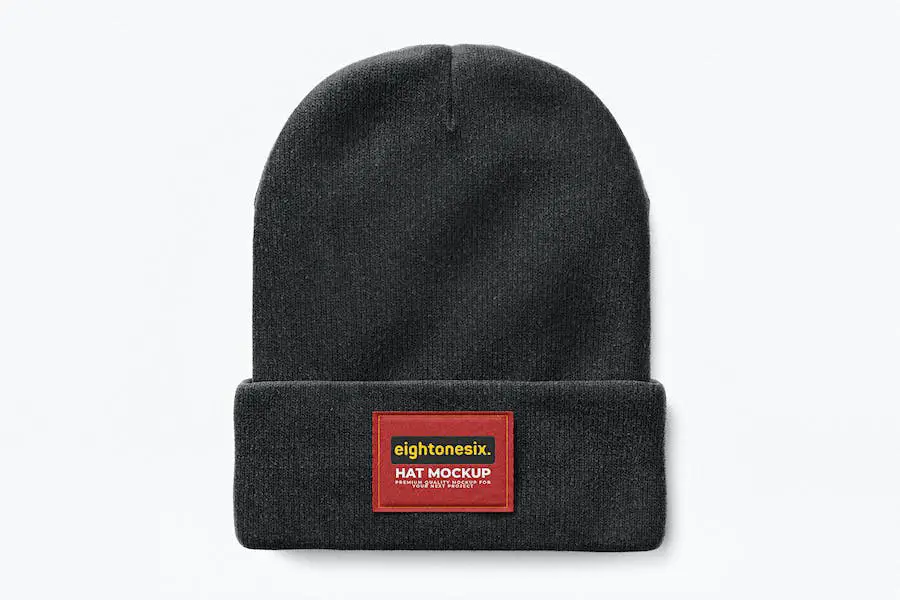 Beanie Mock-Up Template - 