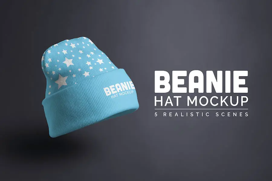 Beanie Hat Mock-up - 