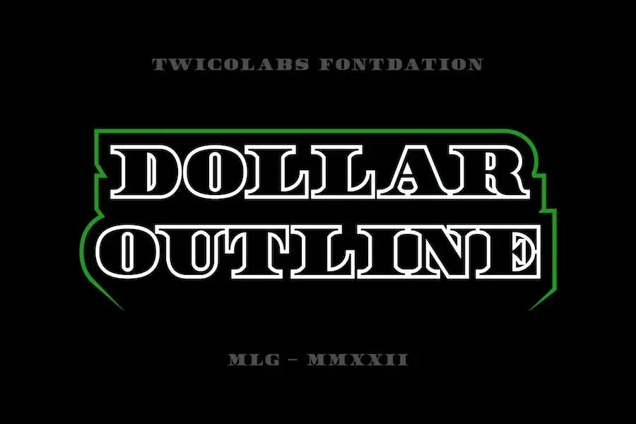 Dollar Outline - 