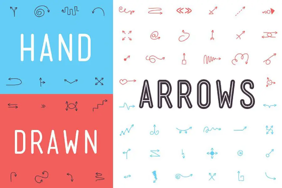 Hand Drawn Arrows - 