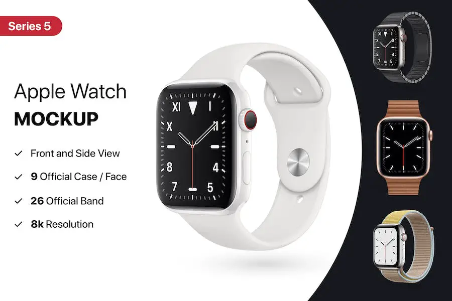 Apple Watch Mockup Series 5 - 