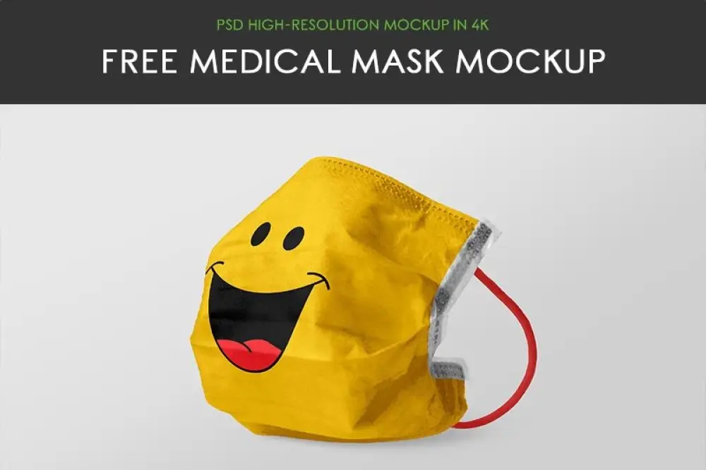 Free Medical Mask MockUp - 