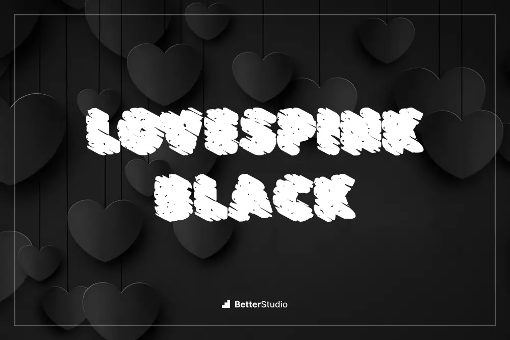 LOVESPINK Black - 