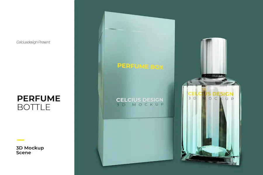Perfume Bottle Mock Up - 