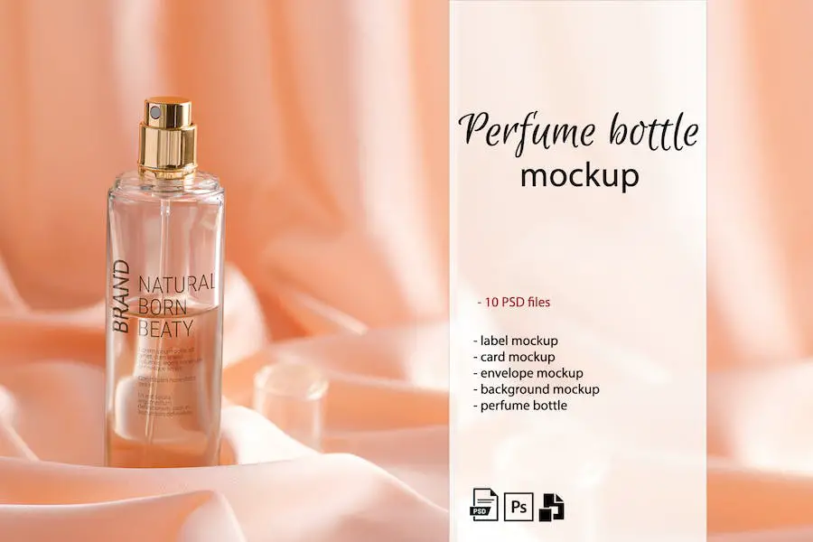 Perfume Bottle Mockup Set - 