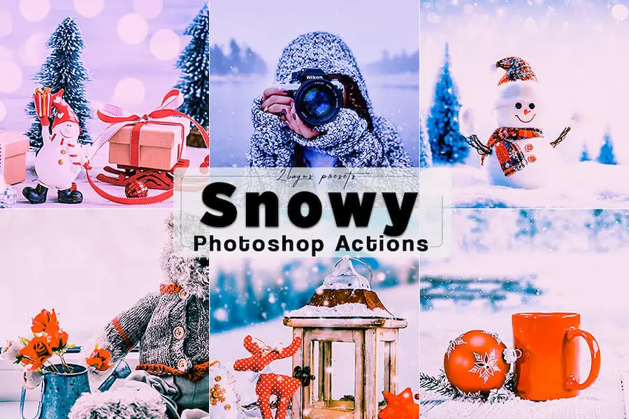 Snow Photoshop Actions - 