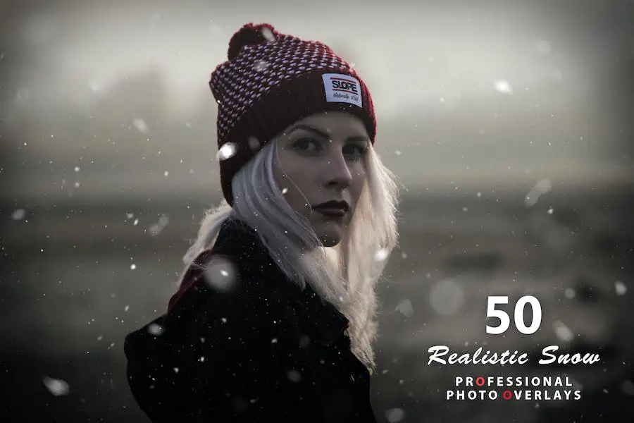 50 Realistic Snow Photo Overlays - 