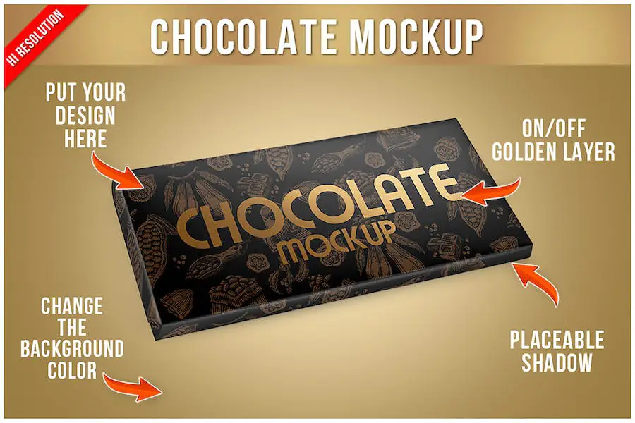 Chocolate Mockup - 