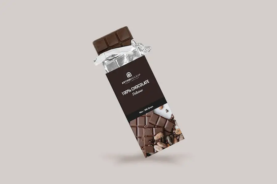 Packaging Chocolate Mockup - 