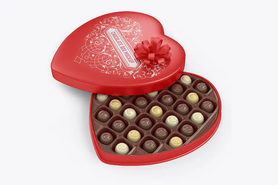 Box Chocolates Mockup - 