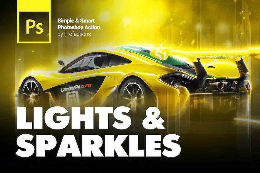 Lights & Sparkles Photoshop Action - 