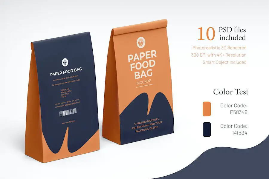 Paper Bag Packaging Mockup - 