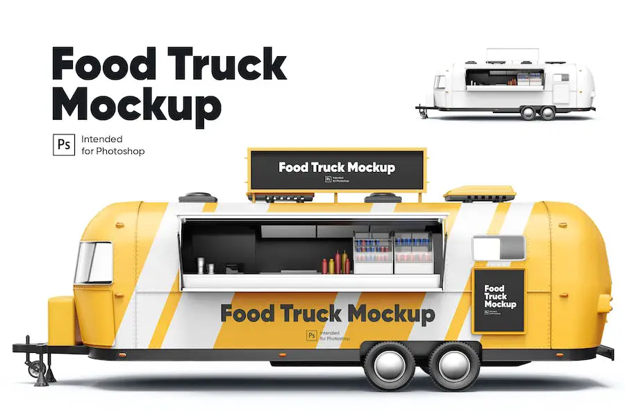 Food Truck Mockup - 