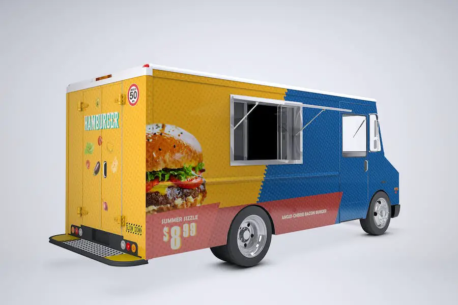 Food Truck Mock-Up - 