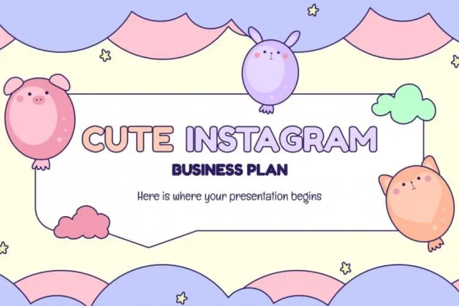 Cute Instagram Business Plan - 