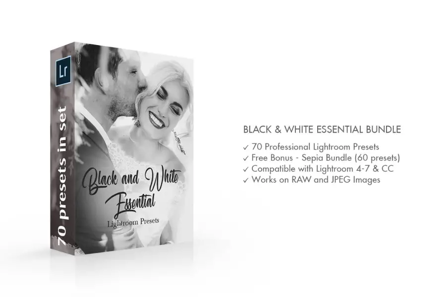 Black&White Essential Lightroom Presets - 