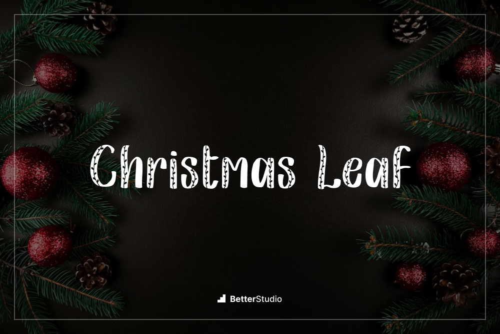 Christmas Leaf - 