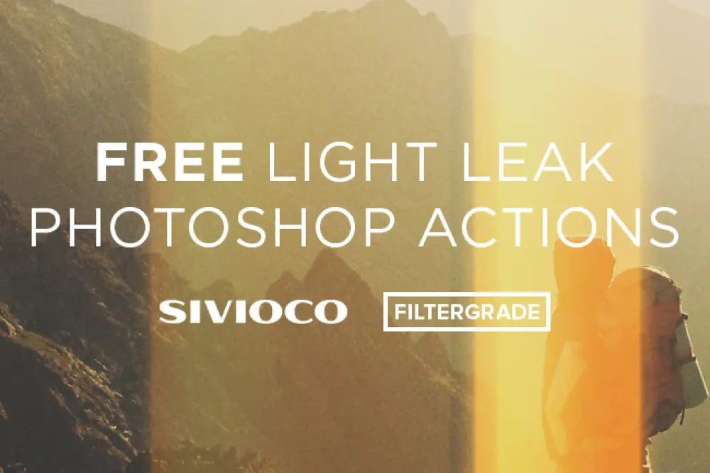 Free Light Leak Photoshop Actions from Sivioco - 