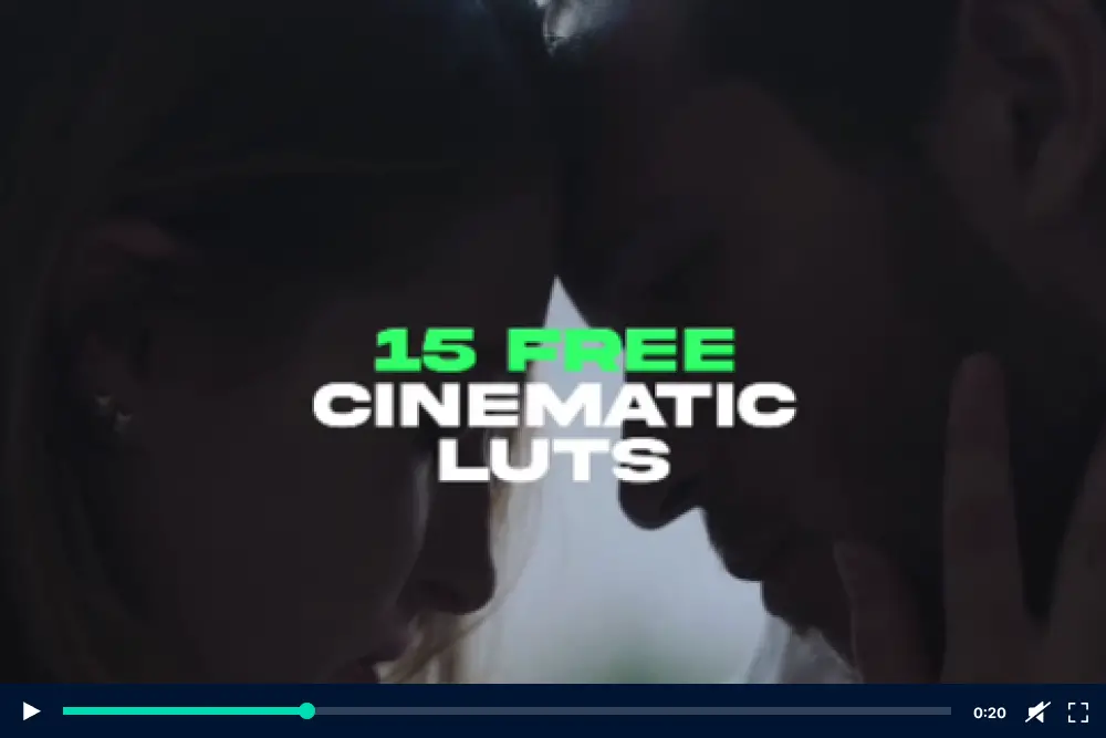 Free Cinematic LUTs - 