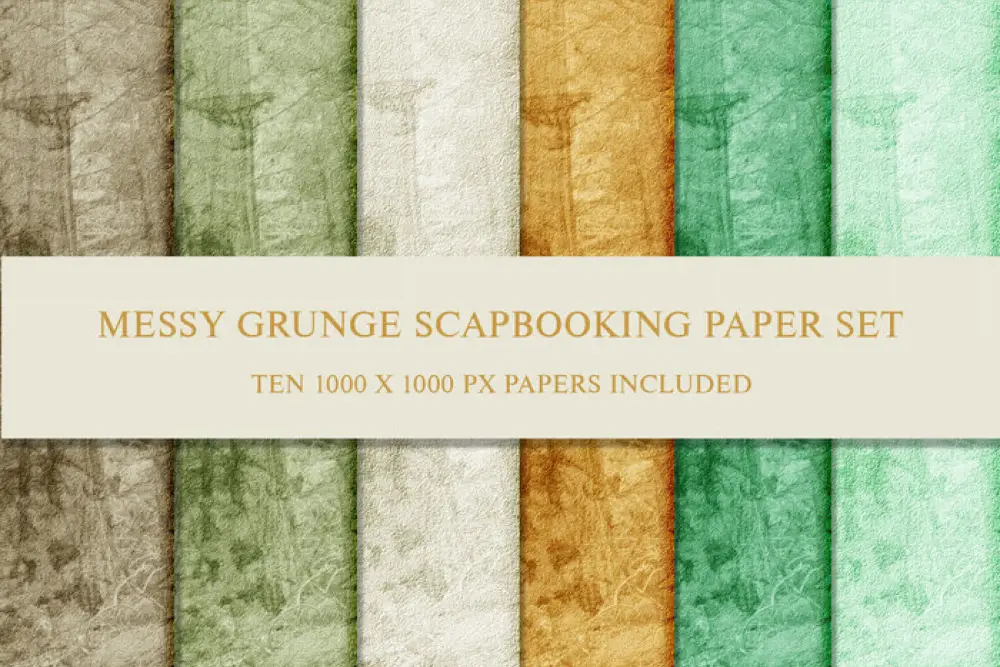 Grunge Up In The Woods Papers - 