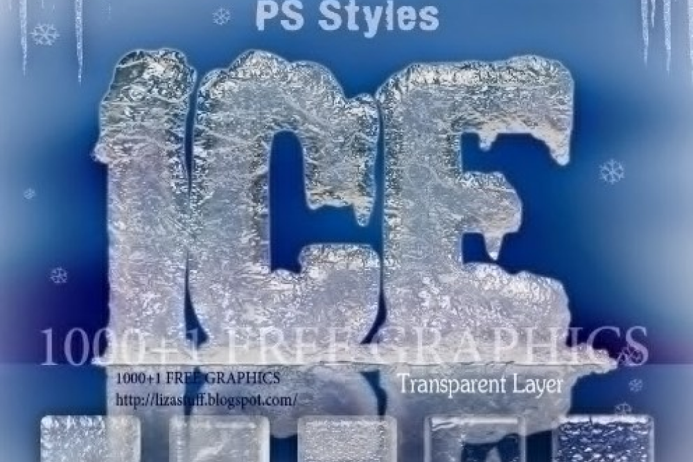 Ice Effect PS Styles - 