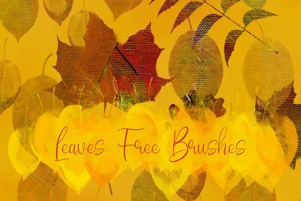 Leaves Free Brushes for Photoshop - 