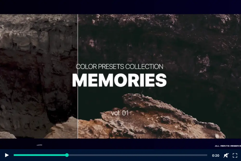 Memories LUT Collection Vol. 01 for Premiere Pro - 