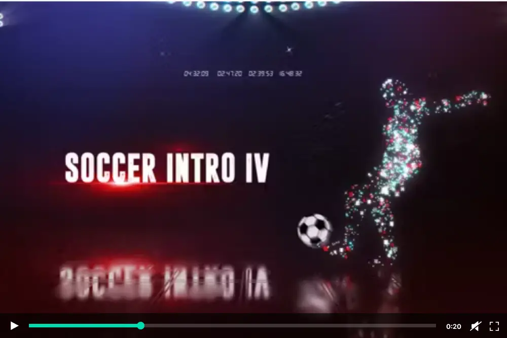 Soccer Intro IV | After Effects Template - 