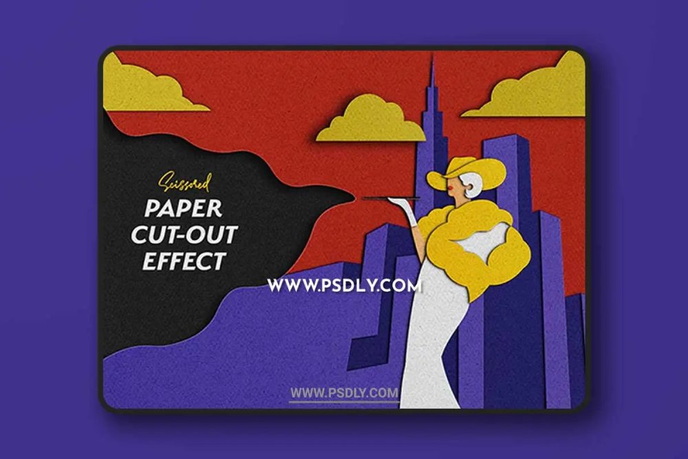 Scissored Paper Cut-Out PS Effect - 