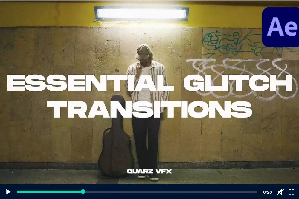 Essential Glitch Transitions for After Effects - 