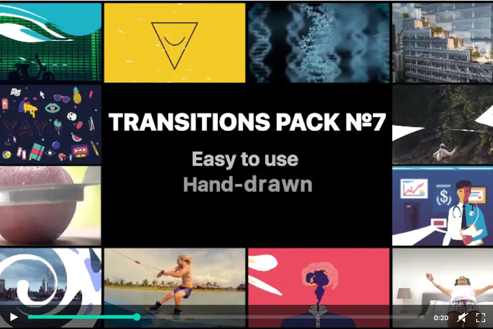 Liquid Transitions Pack 07 | After Effects Template - 