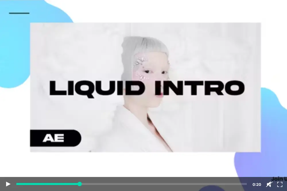 Liquid Intro for After Effects - 