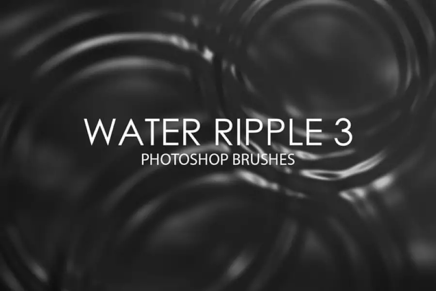 Free Water Ripple Photoshop Brushes 3 - 