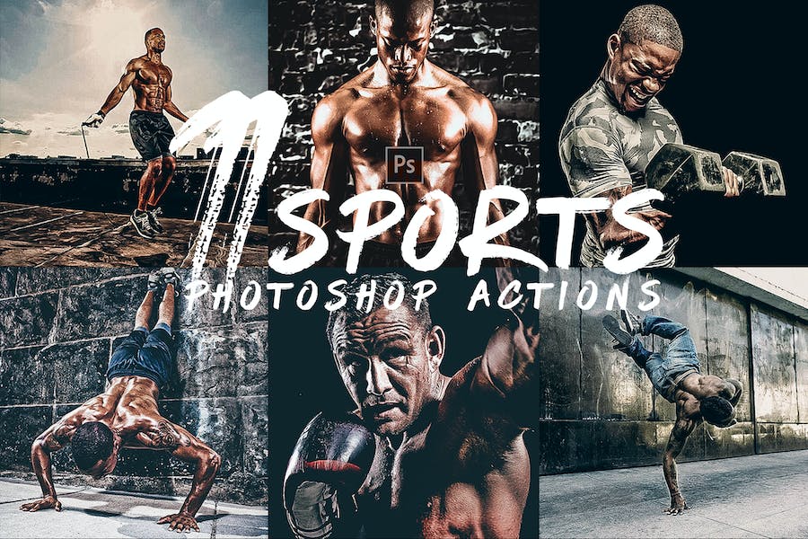 HDR Sports Photoshop Actions - 