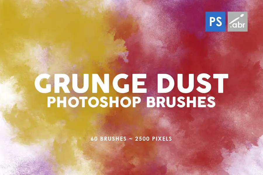 60 Grunge Dust Photoshop Stamp Brushes - 