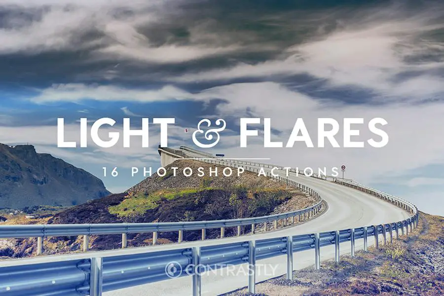 Light & Flares Photoshop Actions - 