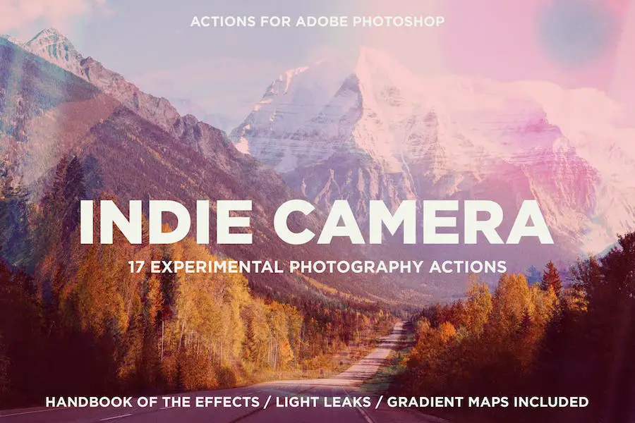 Indie Camera Actions for Adobe Photoshop - 