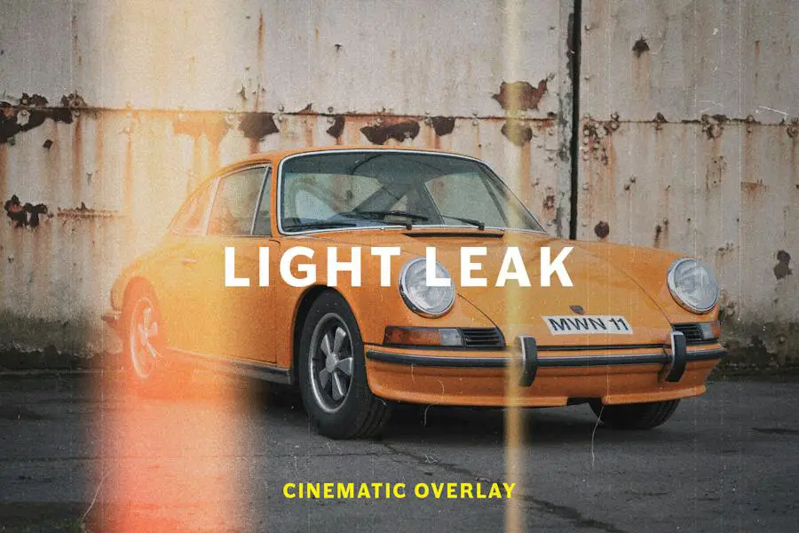Film Burn Light Leak Effect - 