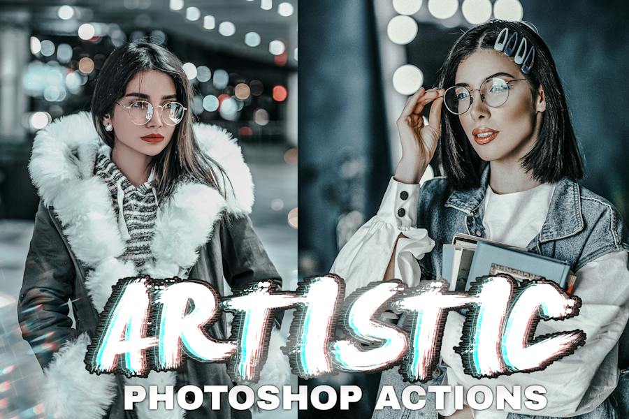 Artistic Collection Metal Photoshop Actions - 