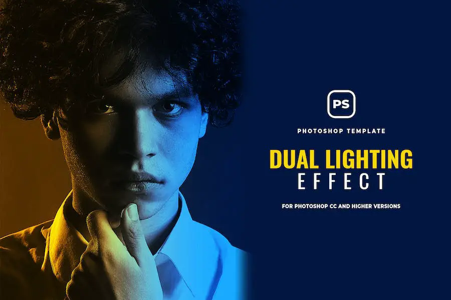 Dual Lighting Effect Photoshop - 