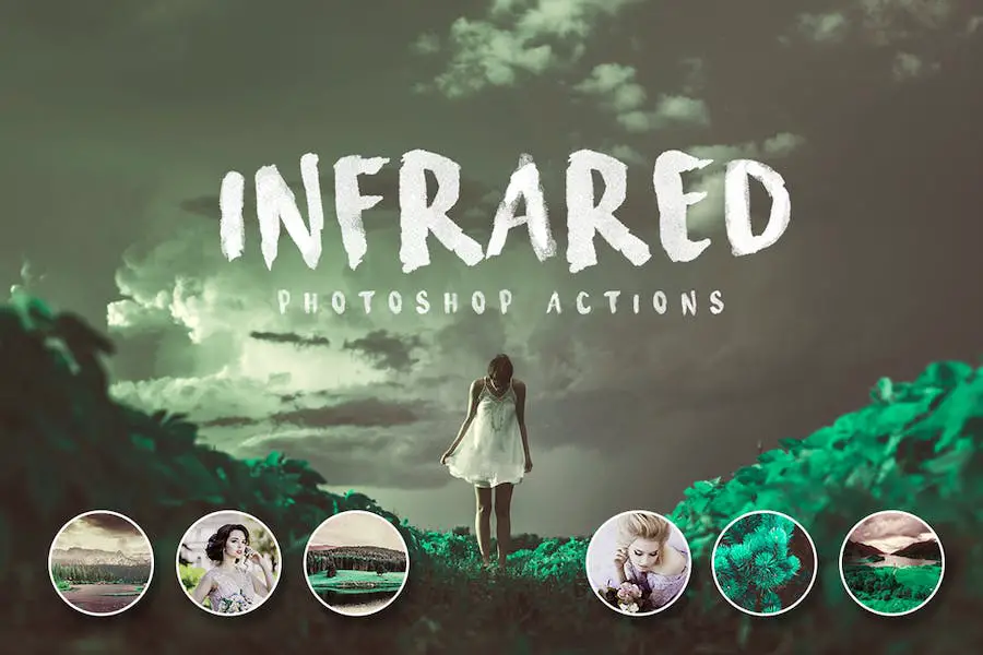 Infrared Photoshop Actions - 