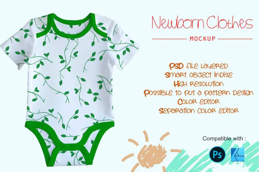 Baby Clothes | Mockup - 