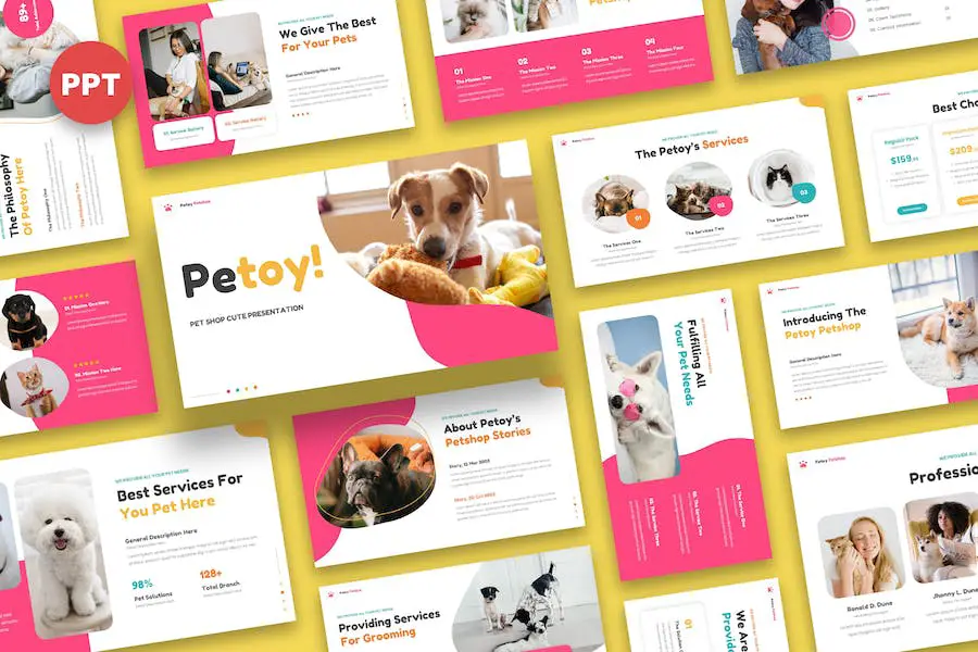 Petoy - Pet Shop Cute Powerpoint - 