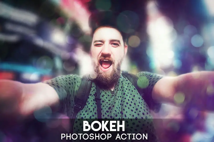 Bokeh Photoshop Action - 