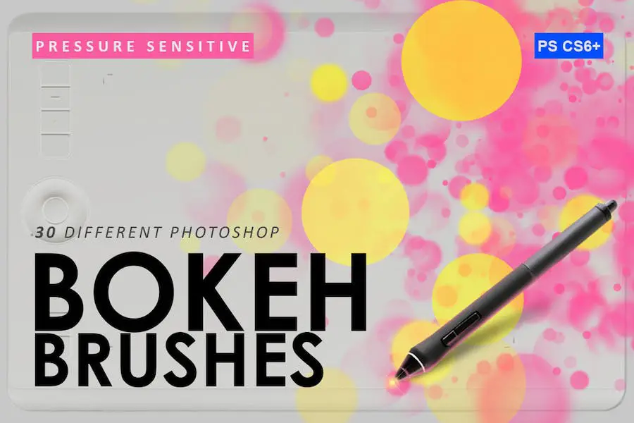 30 Bokeh Photoshop Brushes - 
