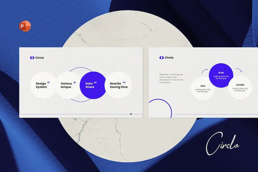 Circlo - PowerPoint animated template - 