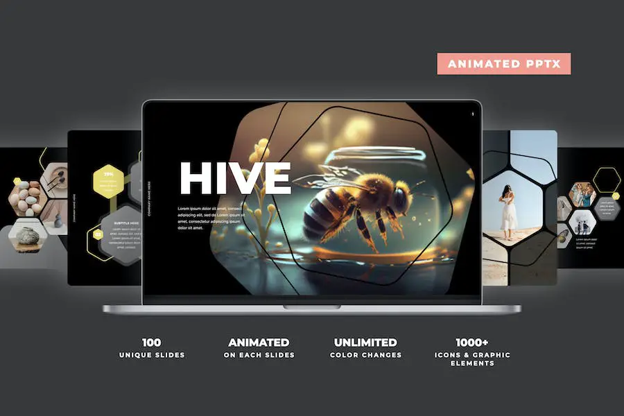 Hive Animated PowerPoint Template - 