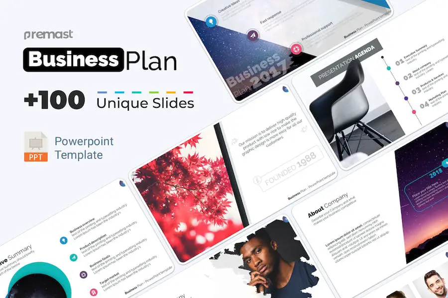 PowerPoint Business Plan Template PPT - 