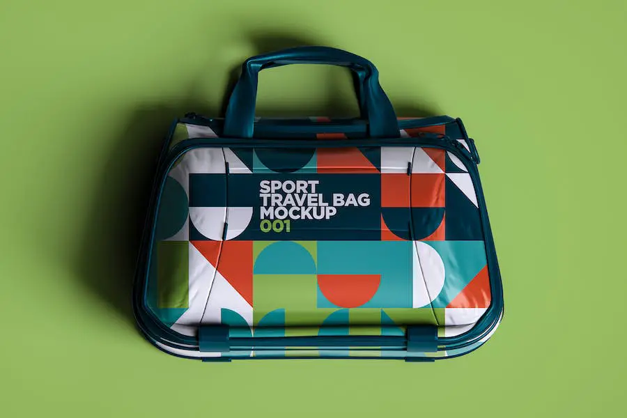 Sport Travel Bag Mockup 001 - 